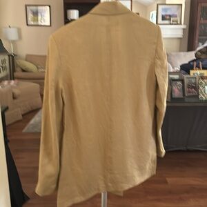 Zara linen beige blazer